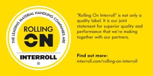 Rolling on Interroll program label