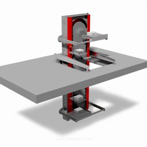 Convoyeur vertical suspendu