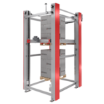 Empilage palettes complètes
